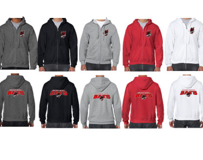 Softstyle® Adult Full Zip Hooded Sweatshirt SF600 OLD